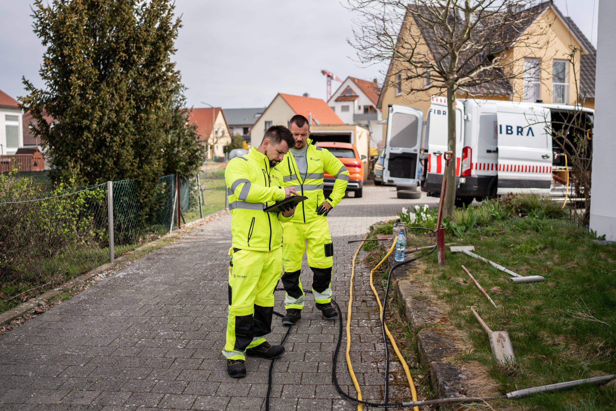 Glasfaser-Rollouts Unternehmen